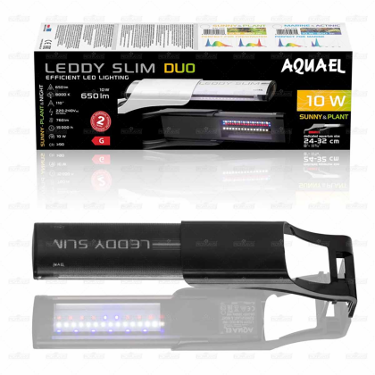 Aquael Leddy Slim DUO Sunny Plant&Night 10W bílé