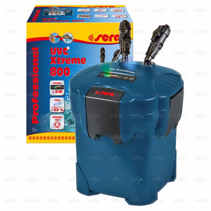 Sera UVC Xtreme 800 vnější filtr pro akvária 100 - 800 litrů v s UV lampou