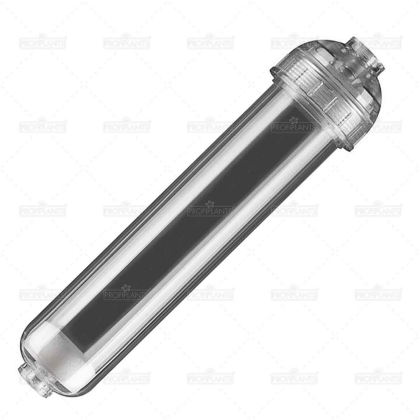 Plnitelný filtr inline čirý 10x2