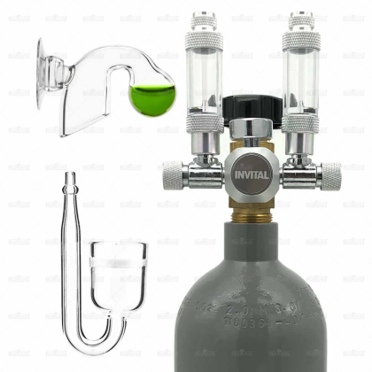 CO2 set Standard DUO bez nočního vypínání s 2,1l lahví s příslušenstvím