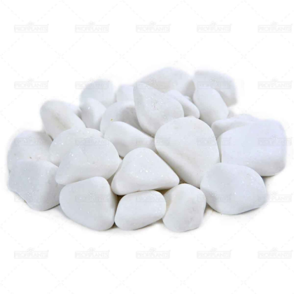 Bílé dekorační kameny 500g