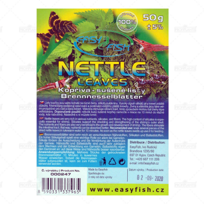 EasyFish Nettle leaves 50g listy kopřivy