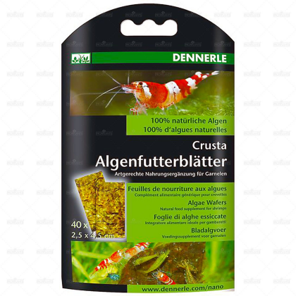 Dennerle Nano Algenfutterblätter - řasové plátky