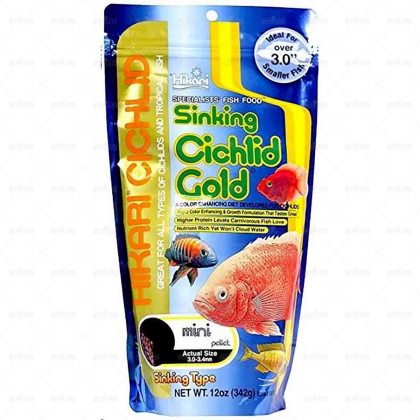 Hikari Sinking Cichlid Gold Mini 342g