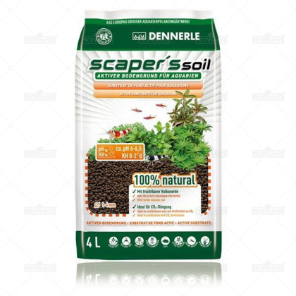 Dennerle Scaper`s soil substrát 1-4mm, 4 litry
