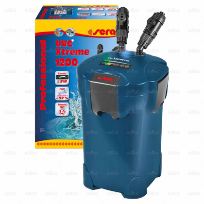 Sera UVC Xtreme 1200 vnější filtr pro akvária 200 - 1200 litrů v s UV lampou