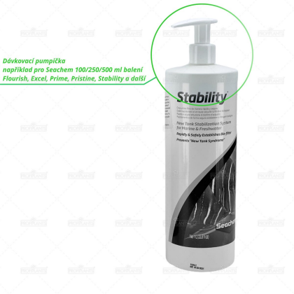 Dávkovací pumpička typ A pro Seachem přípravky 100/250/500 ml