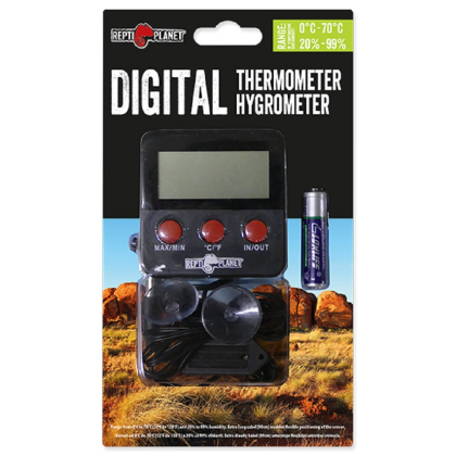 Teploměr vlhkoměr LCD REPTI PLANET vnější