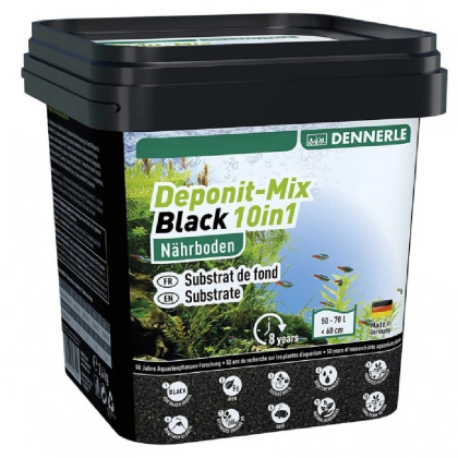 DENNERLE živná půda Deponit Mix Black 10v1 9,6 kg