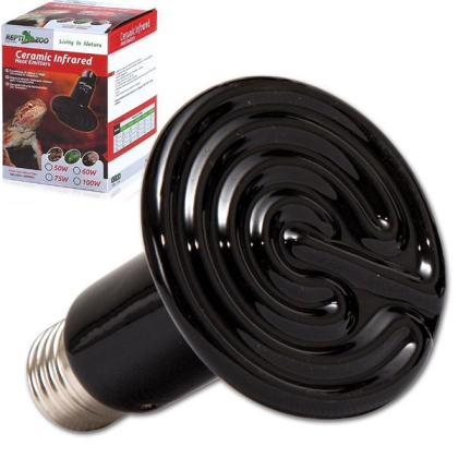 Repti Zoo Ceramic infrared heat emitter tepelný zářič keramický DL 50W